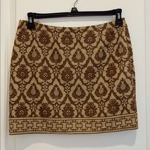 SilkLand beaded mini skirt size 8